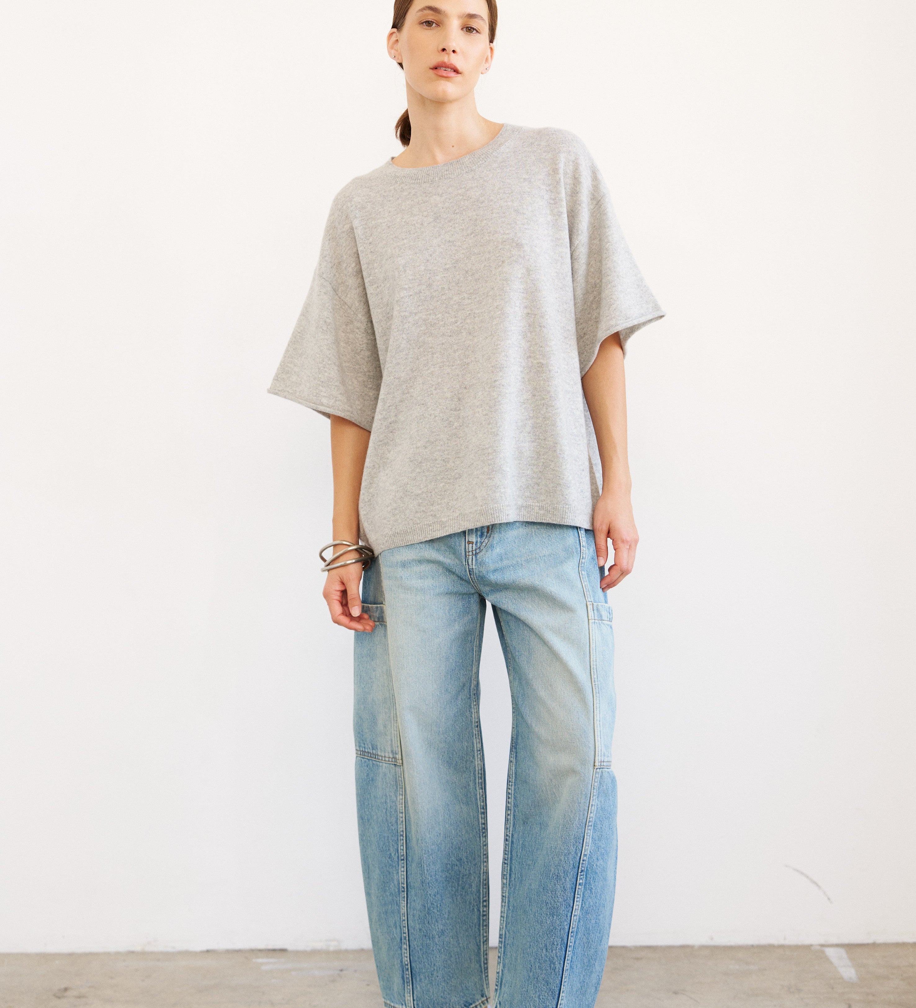 Jamie Haller - The Crop Painter in Worn Indigo