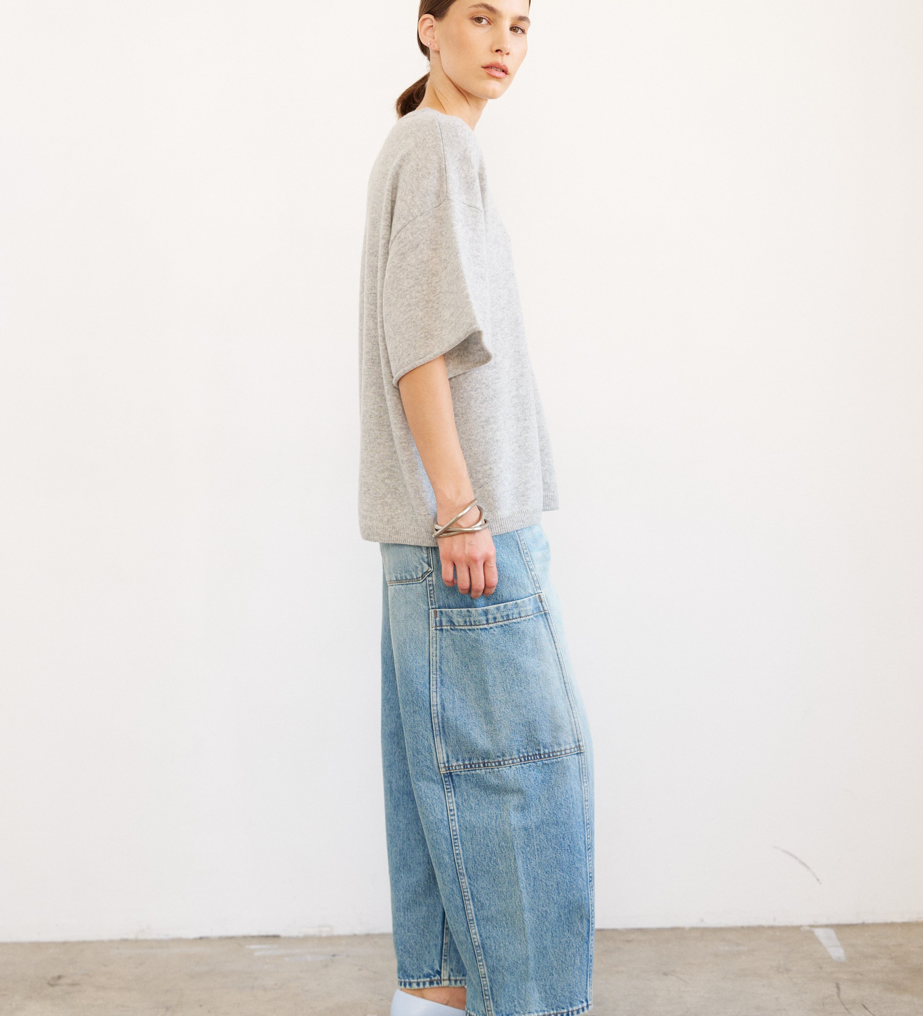 Jamie Haller - The Crop Painter in Worn Indigo