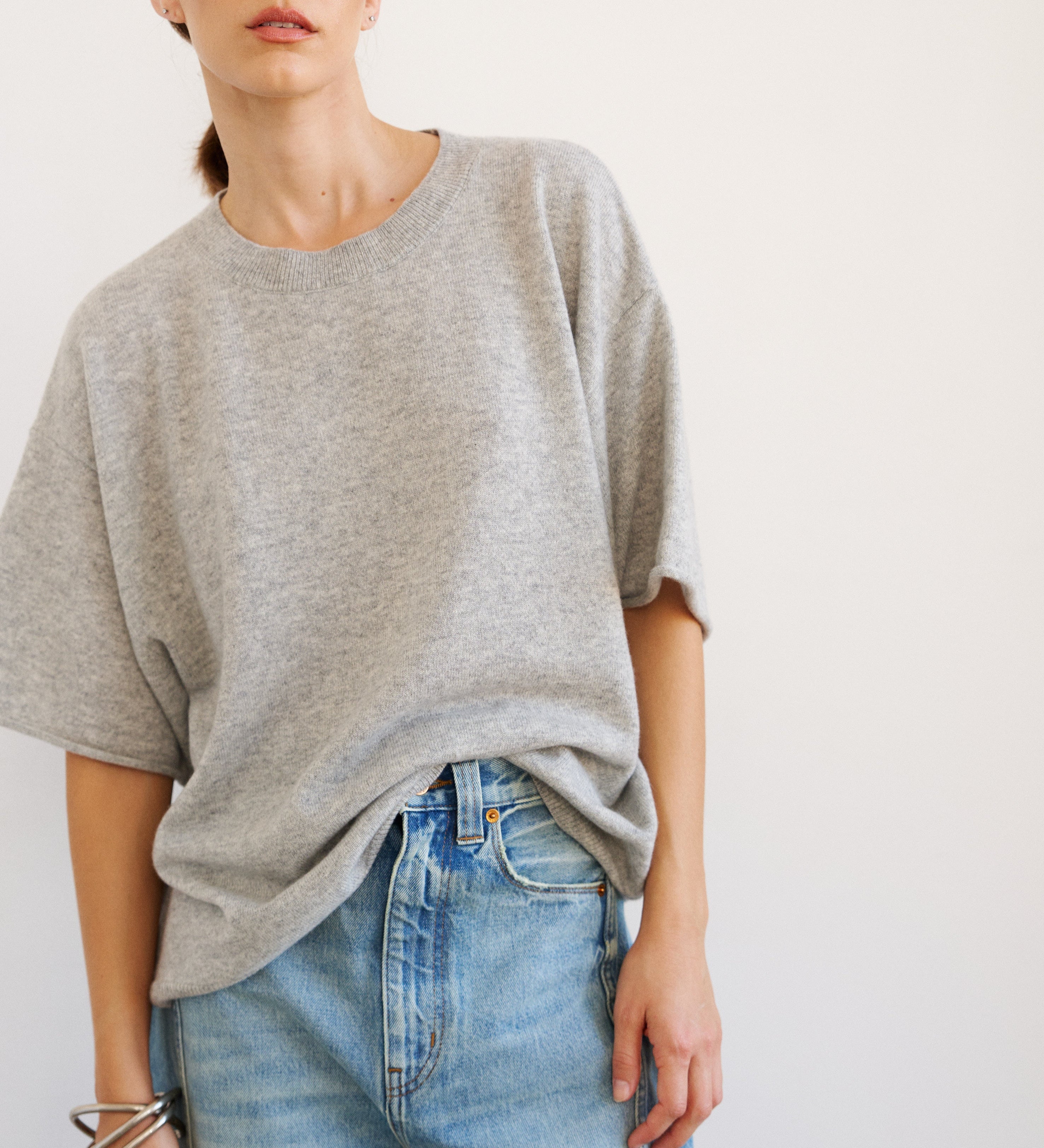 Jamie Haller - The Cashmere Tee in Oxford