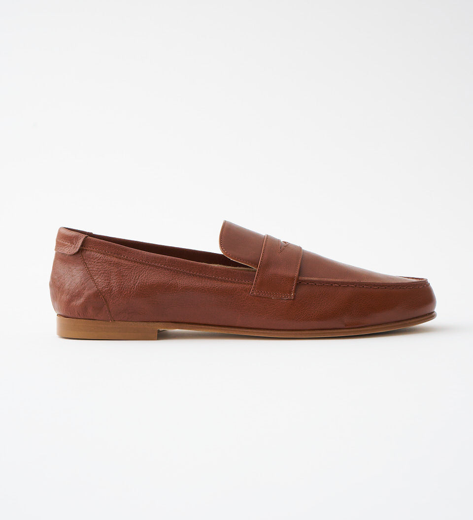 Jamie Haller - The Men's Penny Loafer in Brown