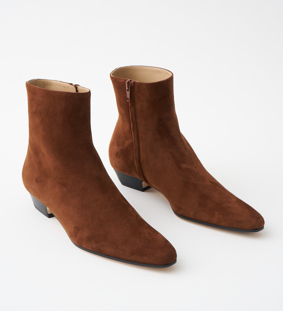 Jamie Haller - The Lennon Boot in Chocolate Suede