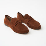 Jamie Haller - The Penny Loafer in Chocolate Suede