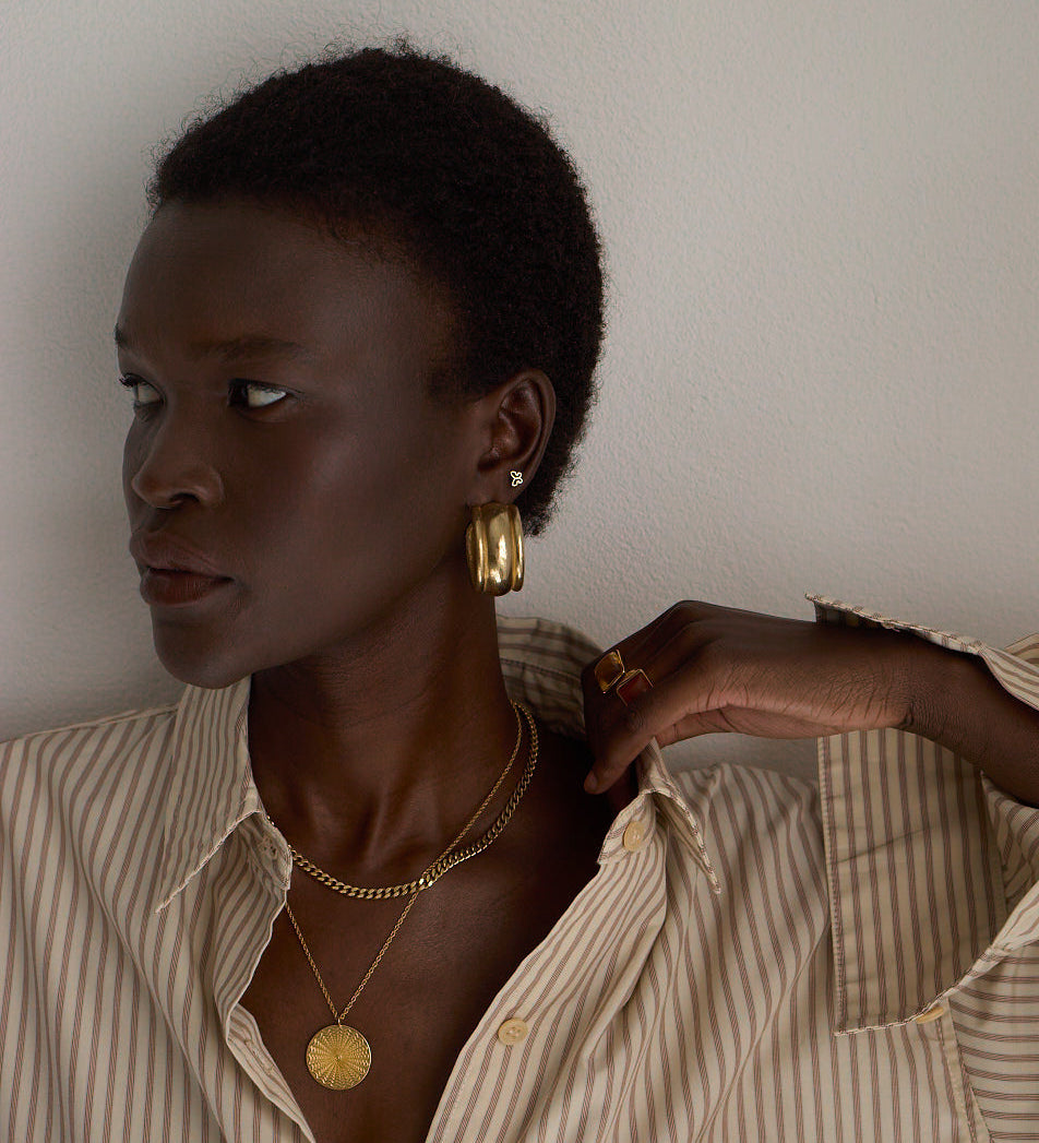 Jamie Haller - The Chaos Sunburst Necklace in Gold