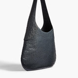Khaite - Large Joan Hobo in Midnight Navy Ostrich