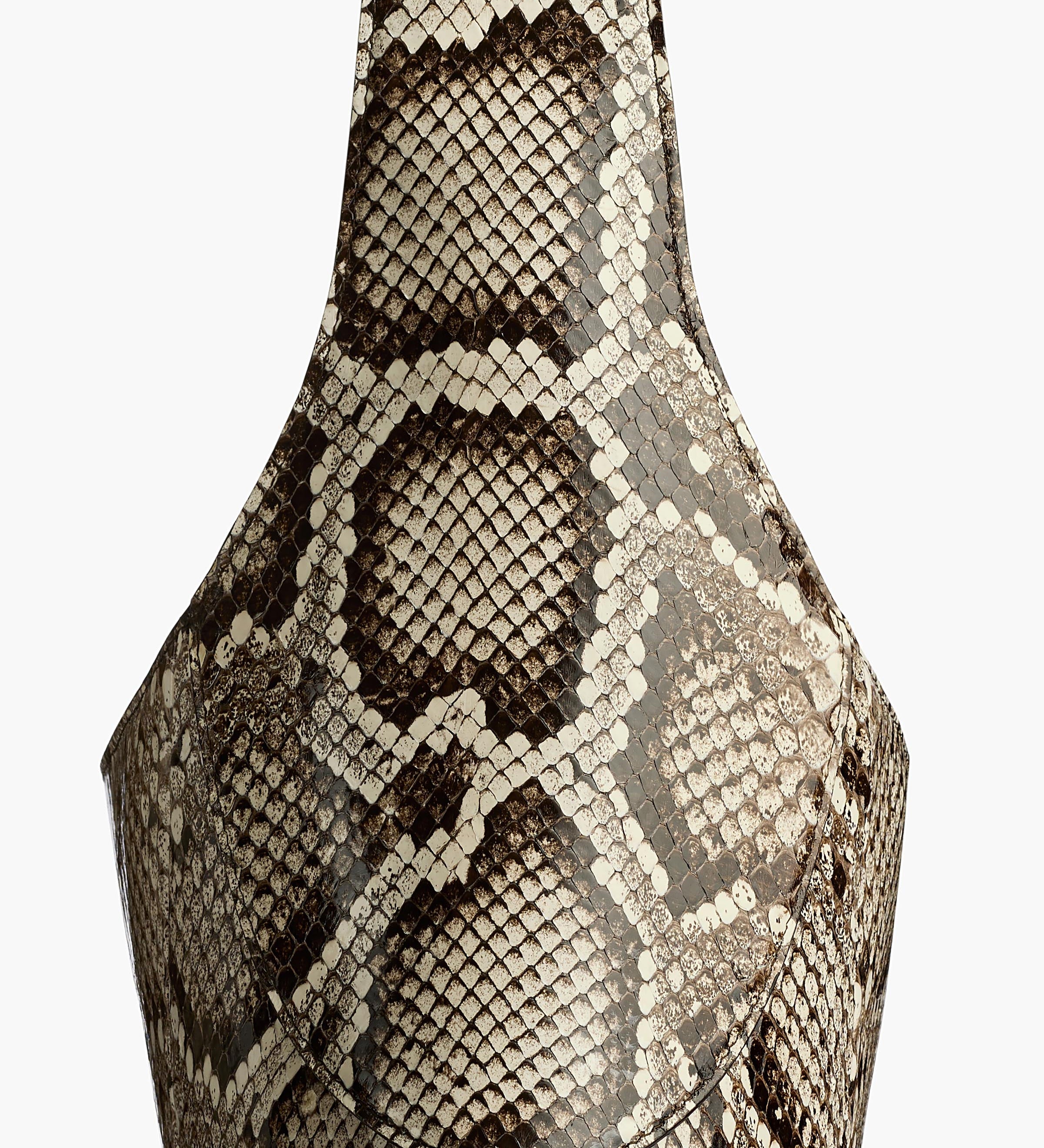 Khaite - Large Joan Hobo in Natural Python