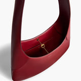Khaite - Large Joan Hobo in Oxblood Leather