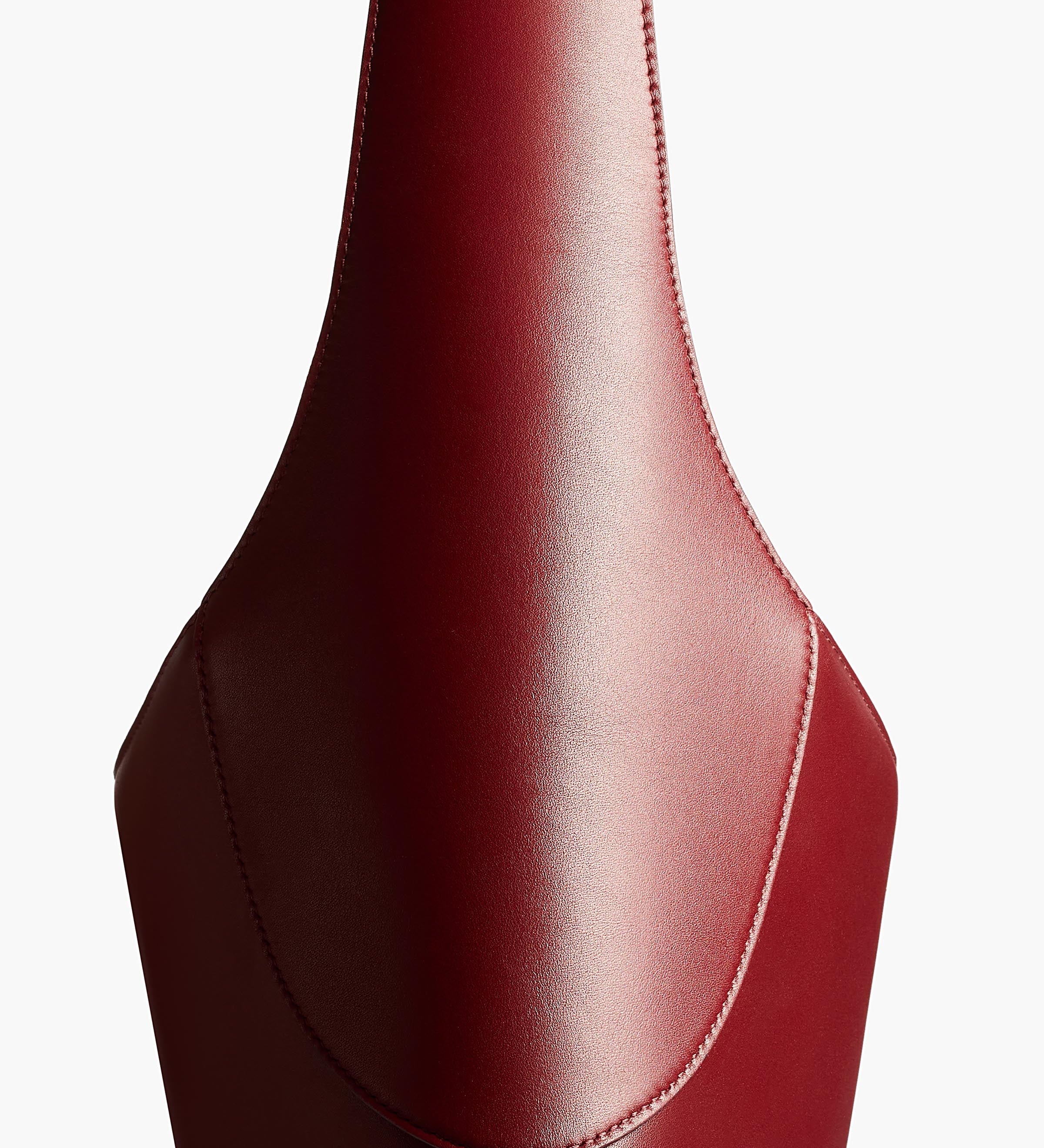 Khaite - Large Joan Hobo in Oxblood Leather