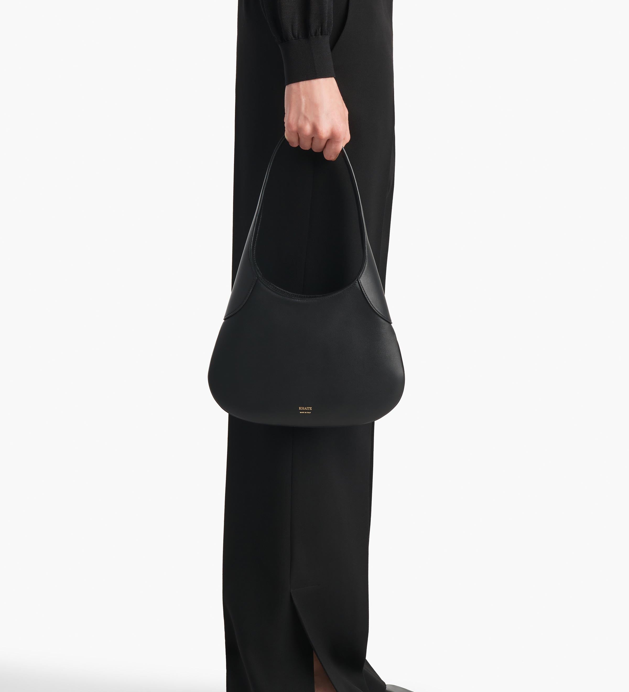 Khaite - Small Joan Hobo in Black