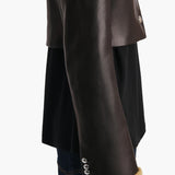 Khaite - Jodie Jacket in Black Leather with Shearling