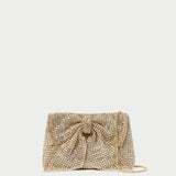 Loeffler Randall - Jolene Gold Diamanté Bow Clutch