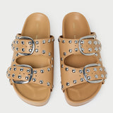 Loeffler Randall - Joni Khaki Studded Sandal