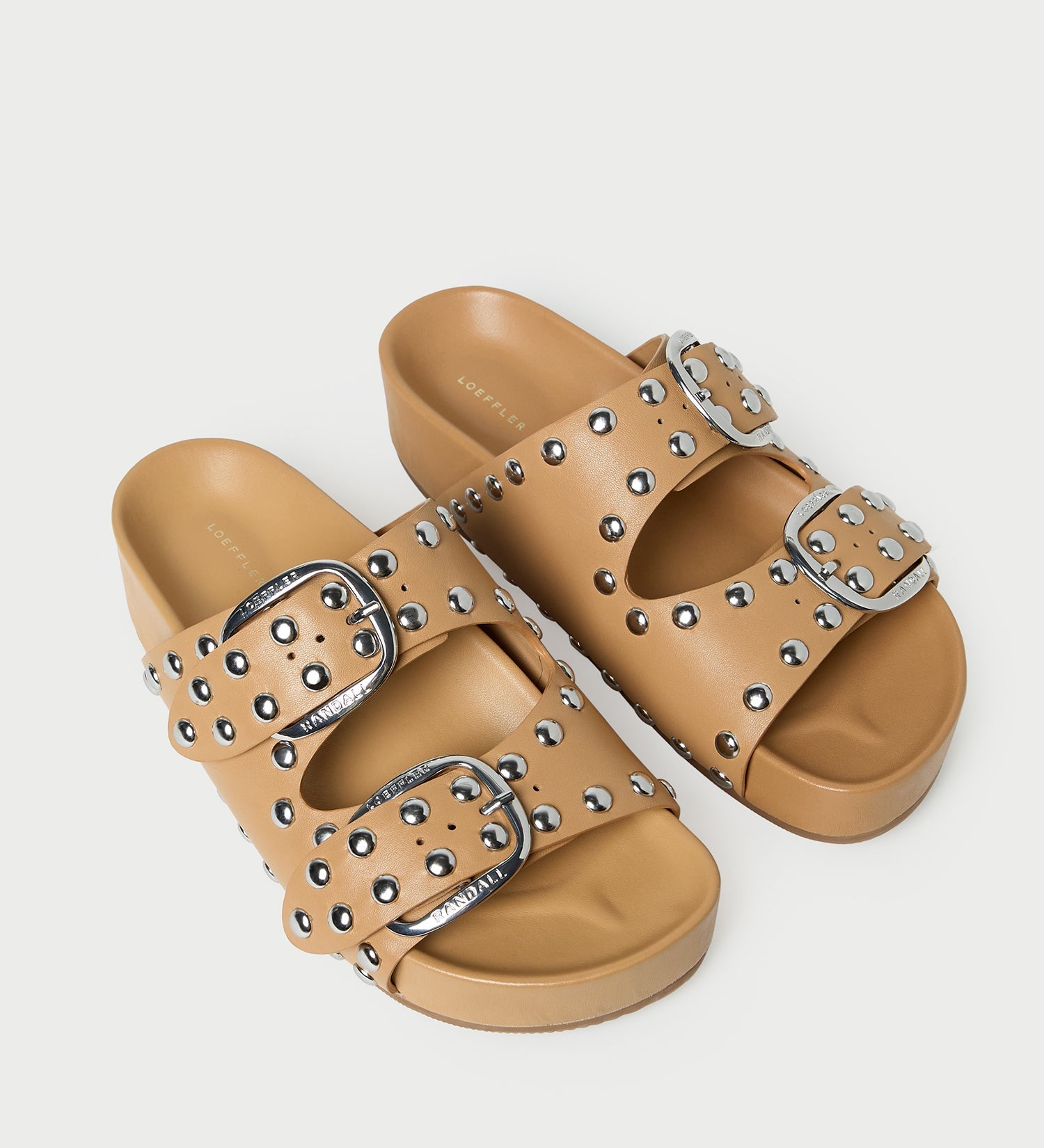 Loeffler Randall - Joni Khaki Studded Sandal