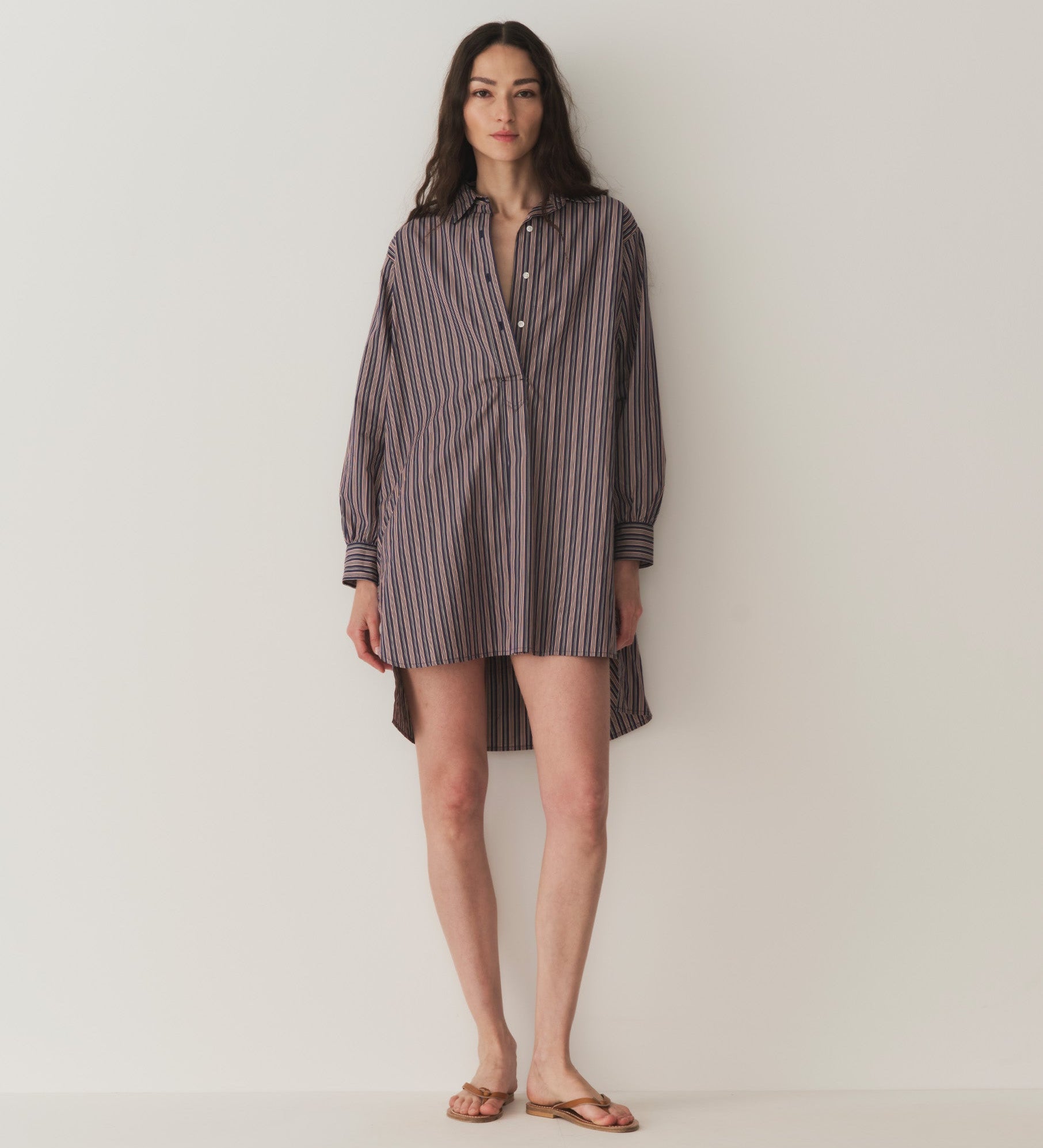 DÔEN - JORA DRESS -- SAN MARINO STRIPE