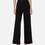 FRAME - The Jetset Slim Palazzo -- Sheen Noir
