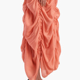 Khaite - Judith Dress in Coral