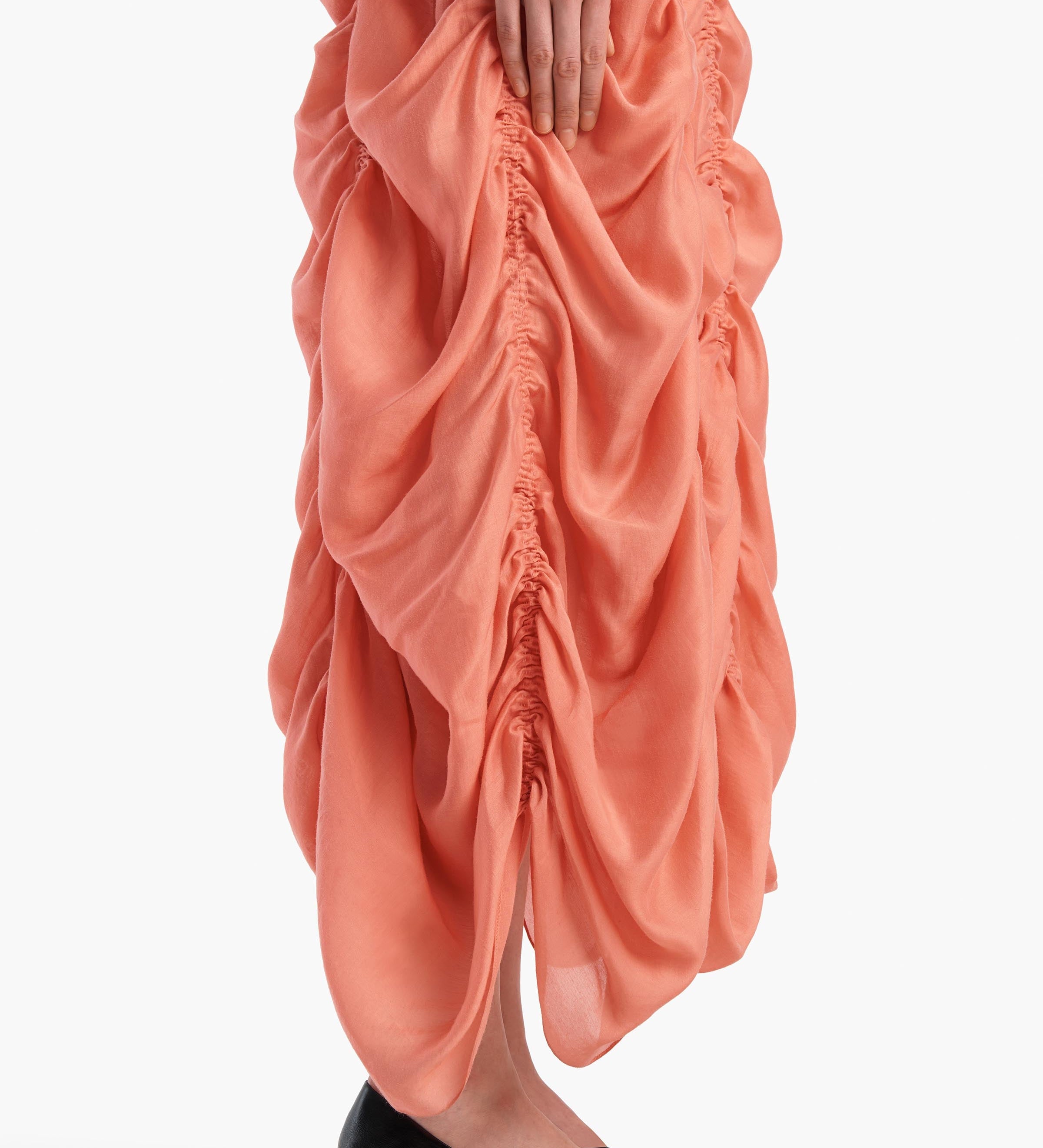 Khaite - Judith Dress in Coral
