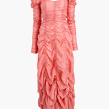 Khaite - Judith Dress in Coral