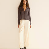 DÔEN - JULIANA TOP -- CARDINALE FOULARD