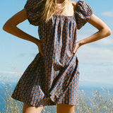 DÔEN - JULIE DRESS -- MAZARINE SUNRISE PAISLEY