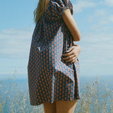 DÔEN - JULIE DRESS -- MAZARINE SUNRISE PAISLEY