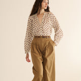 DÔEN - JULIENNE TOP -- PROVENCAL PAISLEY