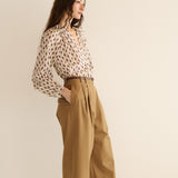 DÔEN - JULIENNE TOP -- PROVENCAL PAISLEY