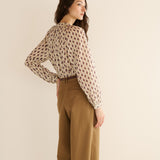 DÔEN - JULIENNE TOP -- PROVENCAL PAISLEY