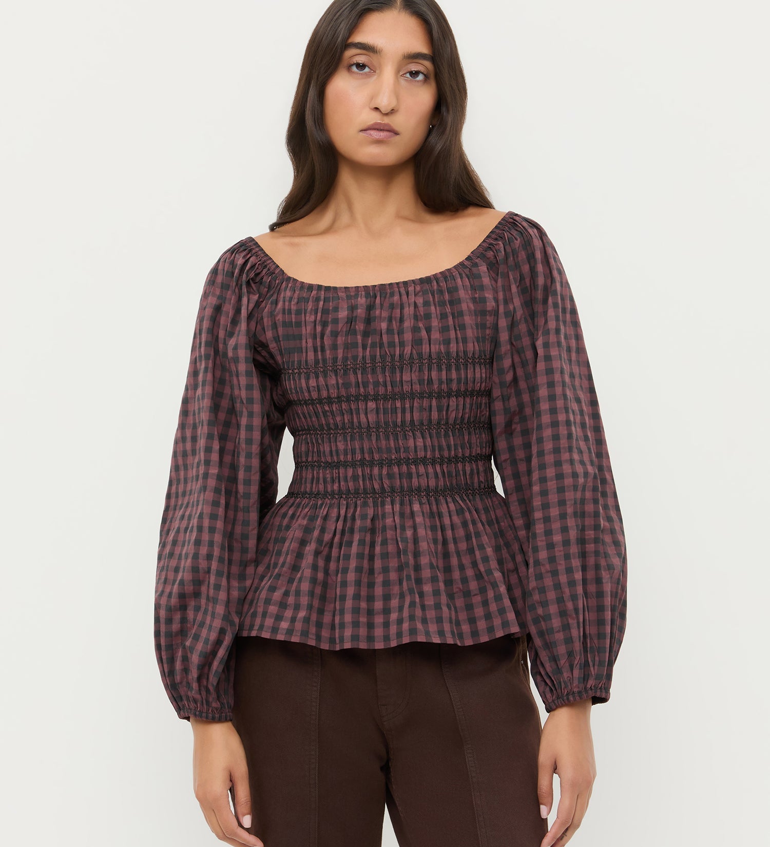 Loeffler Randall - Julietta Gathered Top