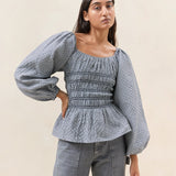 Loeffler Randall - Julietta Gathered Top