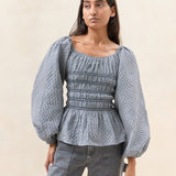 Loeffler Randall - Julietta Gathered Top
