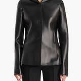 Khaite - June Jacket in Black Leather