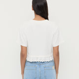 Loeffler Randall - Junie Lace Trim Tee