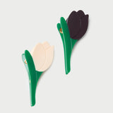 Loeffler Randall - Juniper Maroon/Butter Tulip Clip Set