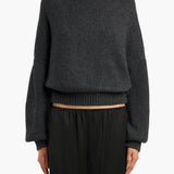 Khaite - Juniper Sweater in Charcoal