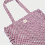 Loeffler Randall - Justine Maroon Ruffle Tote