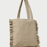 Loeffler Randall - Justine Butter Plaid Ruffle Tote