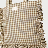 Loeffler Randall - Justine Butter Plaid Ruffle Tote