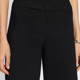 FRAME - The Jetset Wide Crop -- Sheen Noir