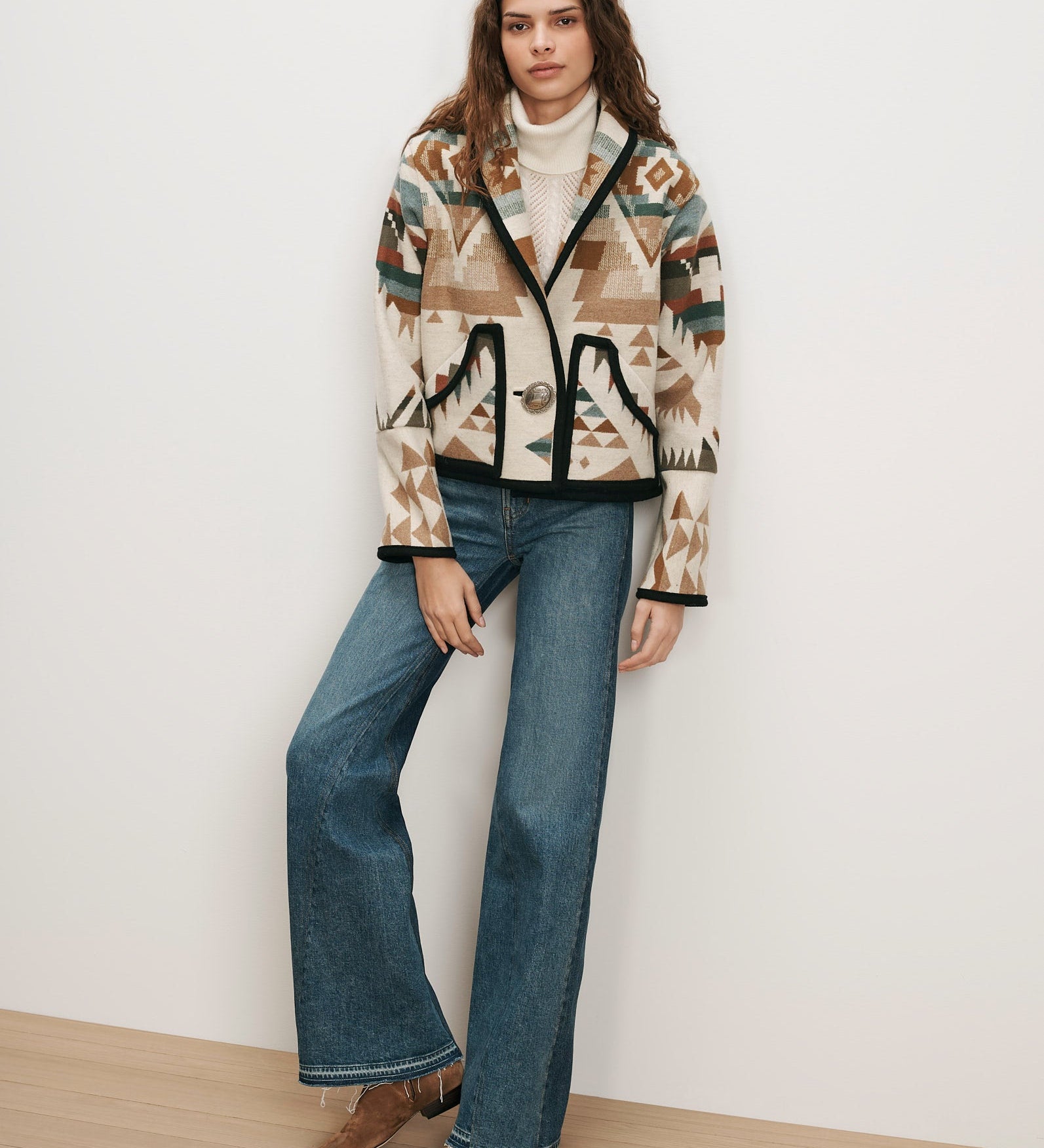 Veronica Beard - Short Wool Bolero Coat