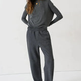 Jamie Haller - The Slim Track Pant in Deep Grey