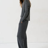 Jamie Haller - The Slim Track Pant in Deep Grey