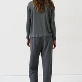 Jamie Haller - The Slim Track Pant in Deep Grey