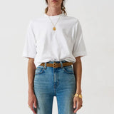 Jamie Haller - The Elbow Structured Tee in White