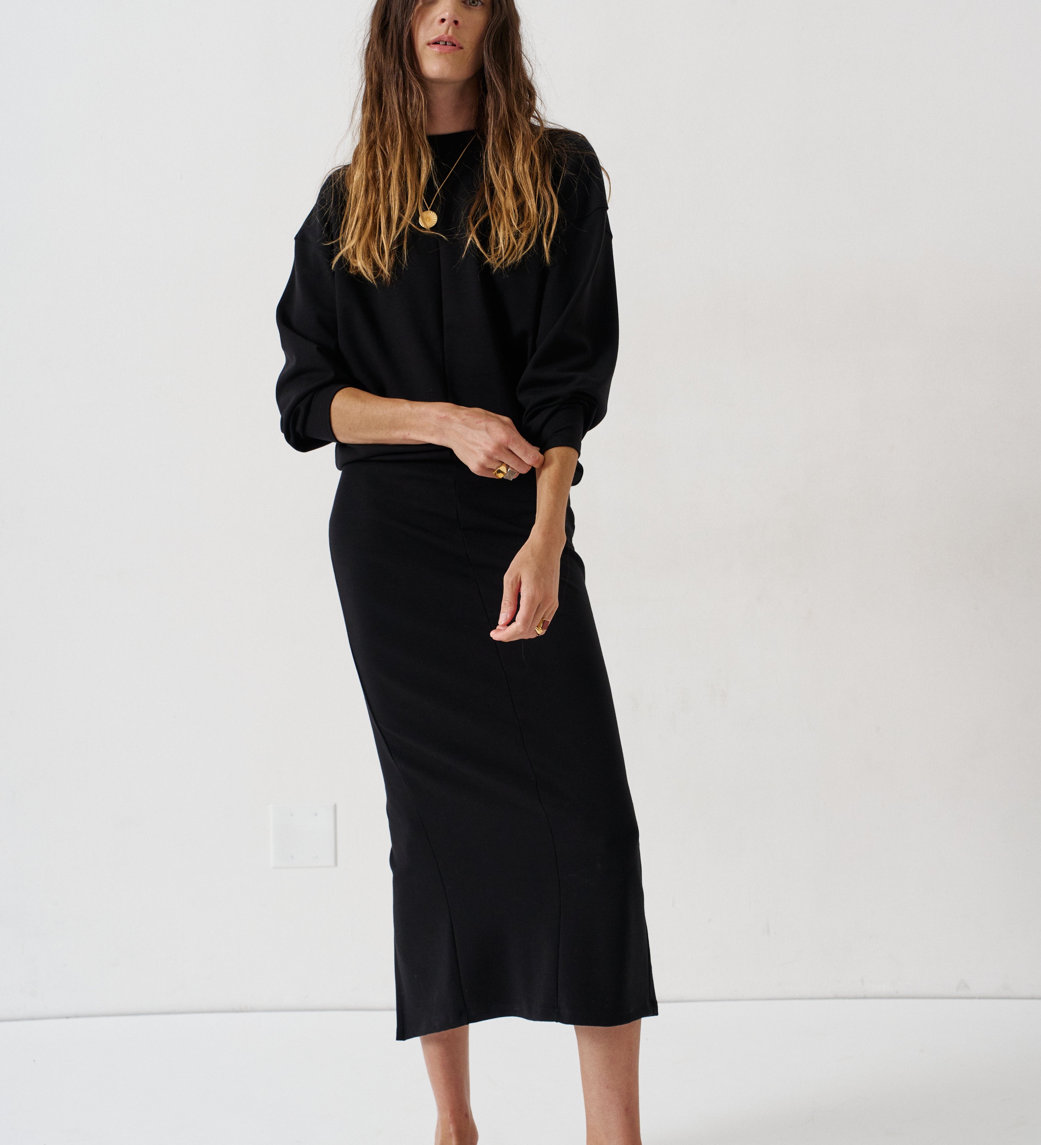 Jamie Haller - The Dolman Dress in Black