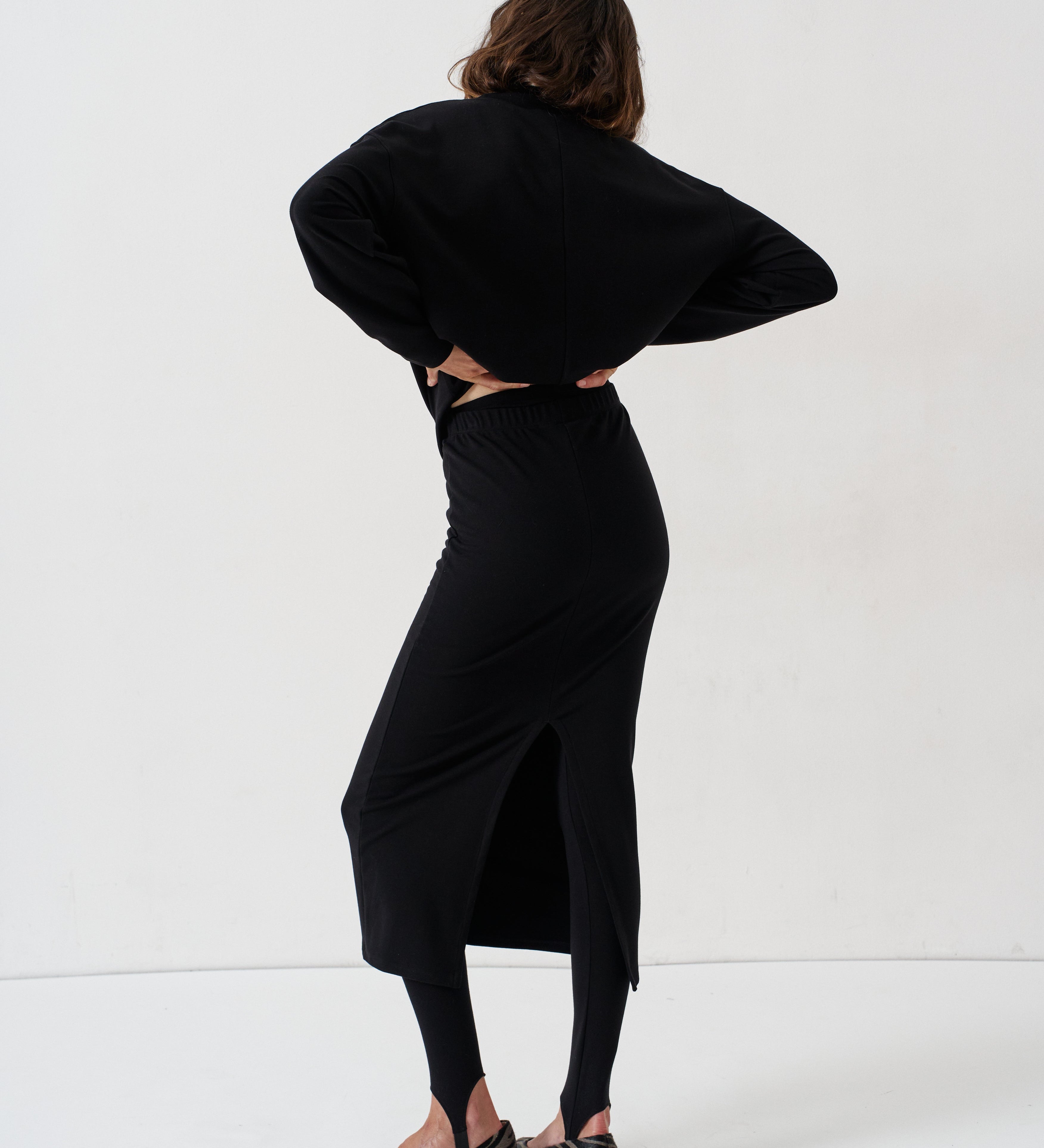 Jamie Haller - The Ponte Pencil Skirt in Black