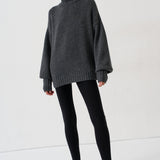 Jamie Haller - The Balloon Sleeve Sweater in Flannel