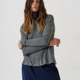 Jamie Haller - The Draped Turtleneck in Charcoal