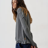 Jamie Haller - The Draped Turtleneck in Charcoal