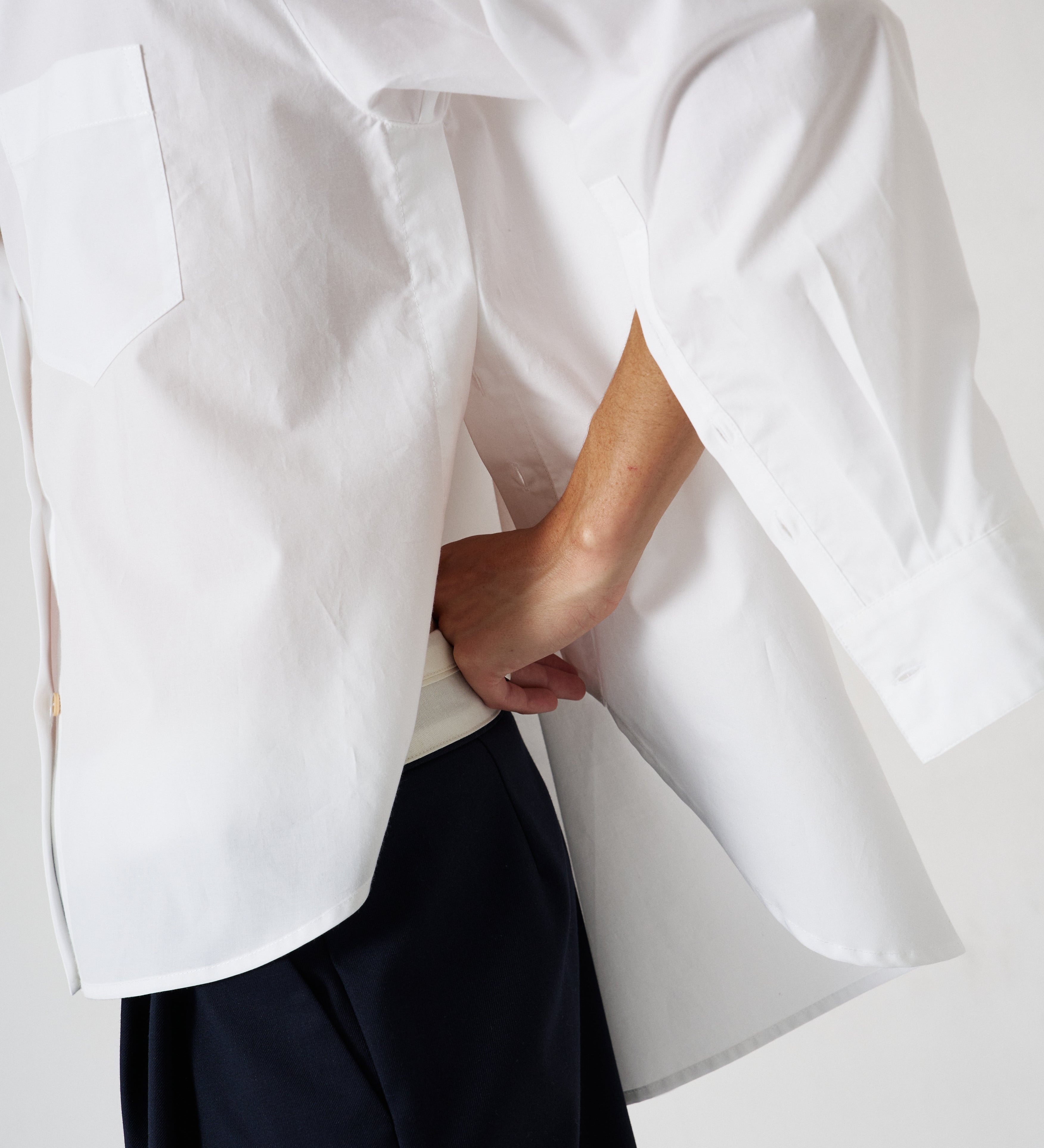 Jamie Haller - The Editor Shirt in White