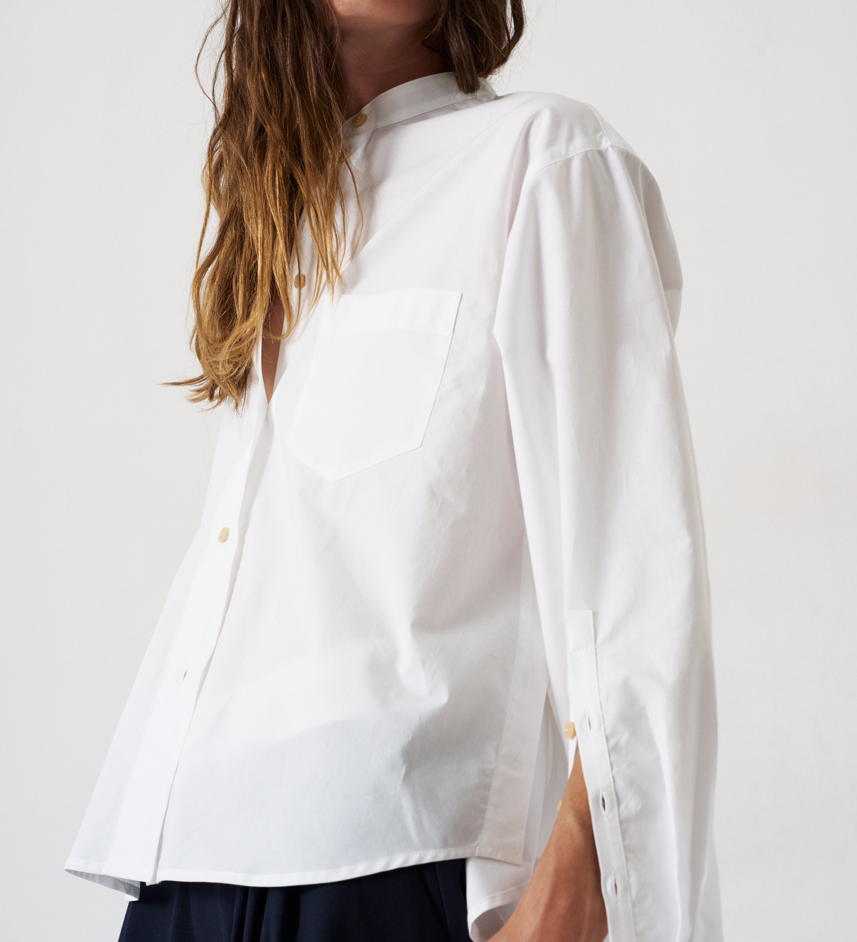 Jamie Haller - The Editor Shirt in White